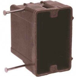 Non Metallic 1-Gang Nail On New Work Outlet Box