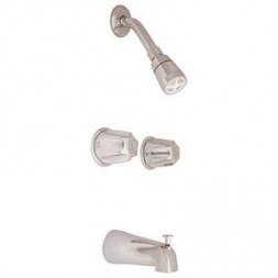 Bathroom Proplus 2 Handle 1 Spray Tub and Shower Faucet