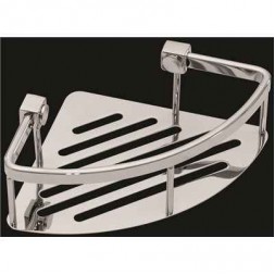 Contour Corner Basket, Polished Stainless Steel-8 in.