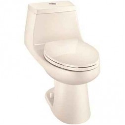 1-Piece 1.1/1.6 GPF Dual Flush Elongated Toilet