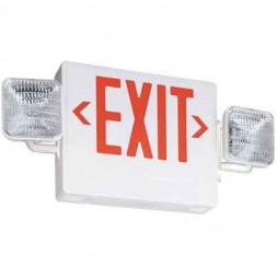 Exit Light Double Face Red-Contractor-Lithonia