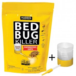 Harris Bed Bug Killer, Diatomaceous Earth Powder 4lb 