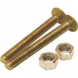 Round Solid Brass Closet Bolts
