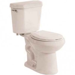 2-piece-1.28 GPF Single Flush Round Bowl Toilet
