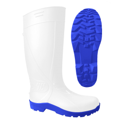 Rubber Plain Toe Boots-PVC