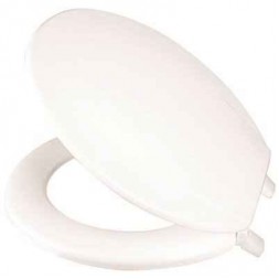 Wood Toilet Seat Round Closed Front 